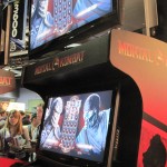 The Mortal Kombat booth