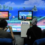 Sega's Sonic 4 booth